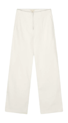 Pantalon Olaf Hussein Femme Barrel Leg Off-White