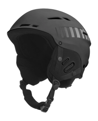 Casque de Ski RH+ Unisexe Rider Matt Black / Shiny Black Faded To White