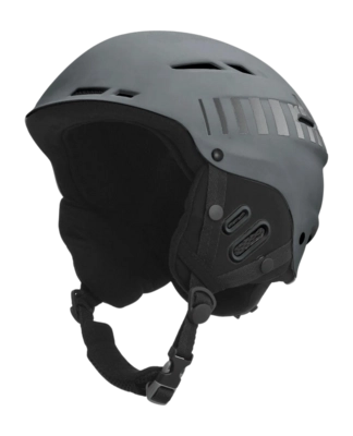 Skihelm RH+ Unisex Rider Matt Rock / Shiny Black Faded To White