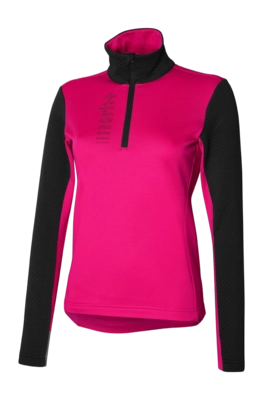Ski Sweatshirt RH+ Women Iside Jersey Azalea/ Black