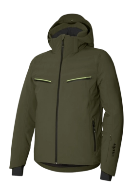 Skijacke RH+ Klyma Evo Herren Dark Kaki / Matcha