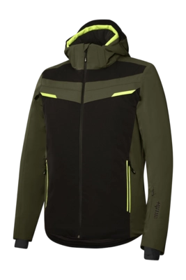 Veste de Ski RH+ Homme Olympia Dark Kaki / Black / Matcha