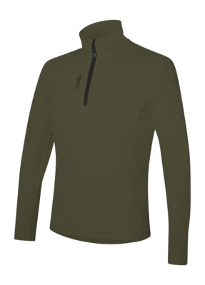 Ski Sweatshirt RH+ Men Yaksa Half Zip Jersey Khaki
