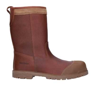Veiligheidslaars FootFellas Heren Boot Murdock - Waterdicht Rood Bruin