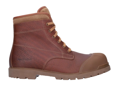 Veiligheidsschoen FootFellas Heren Veterboot Troy Rood Bruin