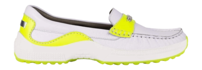 Mocassin ZOO Adventure Dames Mia Wit/Geel