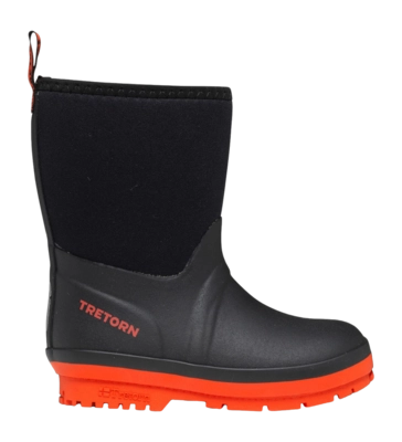Bottes de pPuie Tretorn Enfant Kuling Neoprene Black/Burnt Orange