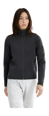 Zip Sweatshirt Arc'teryx Women Covert Cardigan Black