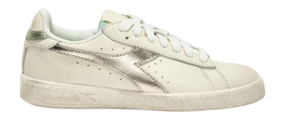 Sneakers Diadora Women Game L Low Waxed Metal White Frozen Dew