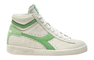 Sneakers Diadora Unisex Game L High Suede Waxed Pistachio Green Star White