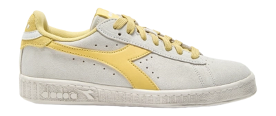 Diadora Unisex Game L Low Suede Waxed Weiß Cornsilk