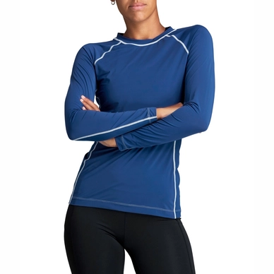 Sportshirt Björn Borg Women Slim Ls Tee W STHLM Blue Depths