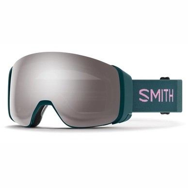 Masque de Ski Smith 4D Mag Everglade / Chromapop Sun Platinum Mirror / Storm Rose Flash