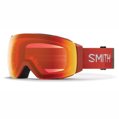 Masque de Ski Smith AS IO Mag Clay Red Landscape / Chromapop Everyday Red Mirror / Storm Yellow Fla