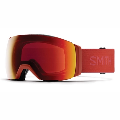 Masque de Ski Smith IO Mag XL Clay Red / Chromapop Sun Red Mirror / Storm Yellow Flash