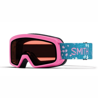 Masque de Ski Smith Kids Rascal Flamingo Ditsy Florals / RC36 Rose Copper Antifog