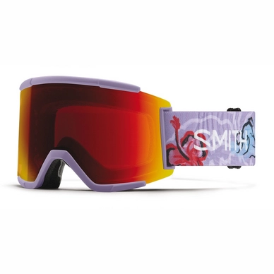 Masque de Ski Smith Squad XL Lilac Tropics / Chromapop Sun Red Mirror / Storm Yellow Flash