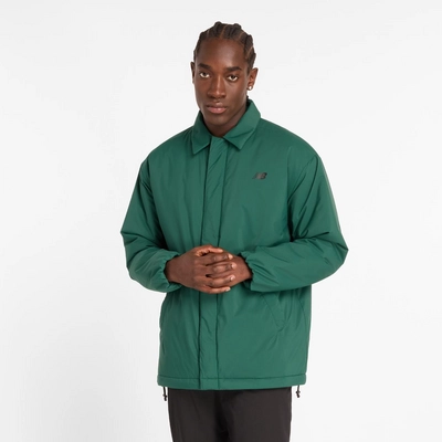 Jas New Balance Men Coaches Jacket Nightwatch Green