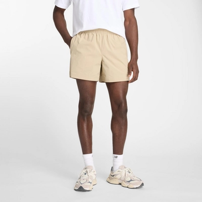 Short New Balance Homme Athletics Stretch Woven Short 5 Stoneware