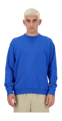 Trui New Balance Men Athletics French Terry Crew Blue Oasis