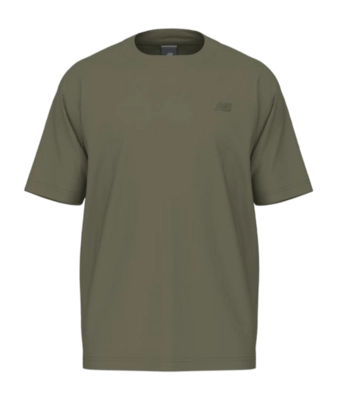 T-Shirt New Balance Men Athletics Cotton Dark Olivine