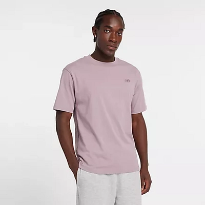 T-Shirt New Balance Men Athletics Cotton Ice Wine