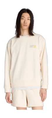 Trui New Balance Men Athletics Premium Logo Crew Permafrost