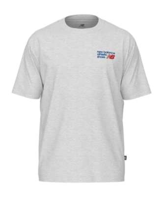 T-Shirt New Balance Men Athletics Premium Logo Ash Heather