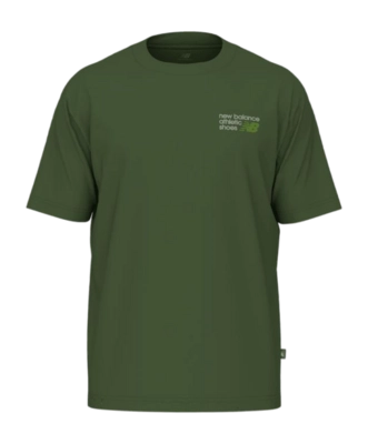 T-Shirt New Balance Men Athletics Premium Logo Dark Alpine Green