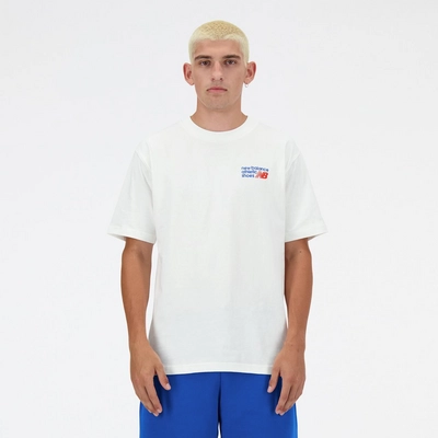 T-Shirt New Balance Men Athletics Premium Logo Sea Salt