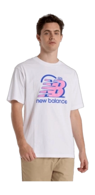 T-Shirt New Balance Men New Balance X Face Oka Smile White