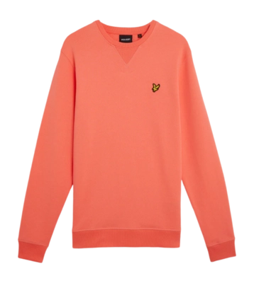 Trui Lyle & Scott Men Crew Neck Coral Stand