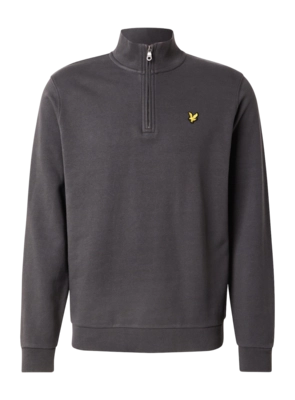 Lyle & Scott Men's Crewneck Sweatshirt | Long Sleeve Cotton Tubular Trim | Solid Outdoor Style