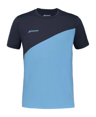 Tennisshirt Babolat Men Drive Crew Neck Tee Drive Blue