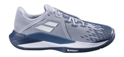 Chaussures de Tennis Babolat Homme Propulse Fury 3 All Court Grey White