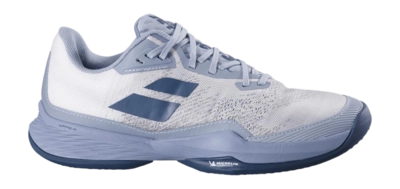 Tennisschoen Babolat Men Jet Mach 3 Sand Grass White Dark Grey