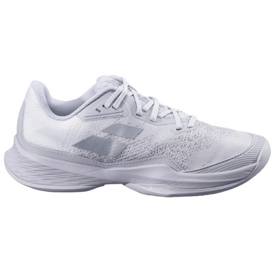 Tennisschoen Babolat Women Jet Mach 3 White Grey Sand Grass Michelin Premium