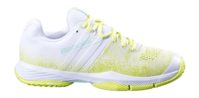 Tennisschoen Babolat Women Sensa White Sunny Lime Michelin
