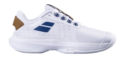 Tennisschoen Babolat Women Jet Tere 2 AC Wimbledon White Blue Navy