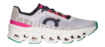 Hardloopschoen On Running Women Cloudmonster Silver Ivory