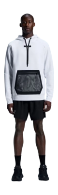 Hoodie On Running Men White