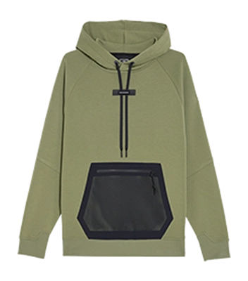 Hoodie On Running Men Taiga