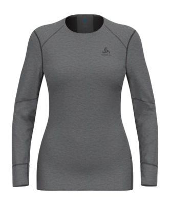 Maillot de Corps Odlo Femme L/S Active X-Warm Steel Grey Melange