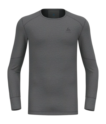 Unterhemd Odlo Herren L/S Active X-Warm Steel Grey Melange