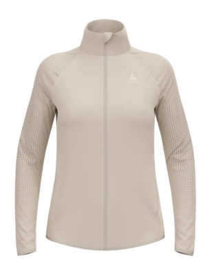 Jacket Odlo Women Zeroweight Warm Hybrid Silver Cloud