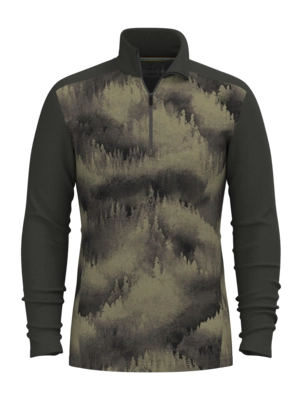 Sweatjacke Smartwool Classic Thermal Merino Base Layer Herren North Woods Foggy Pines
