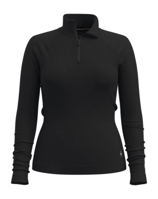 Sweatjacke Smartwool Classic Thermal Merino Base Layer Damen Black