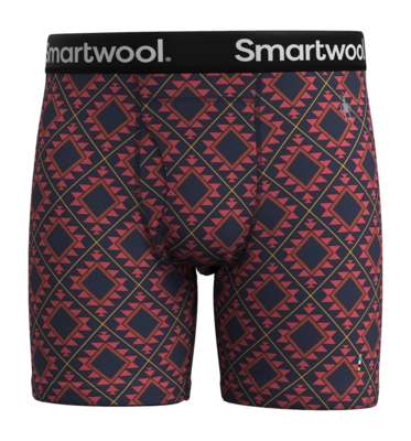 Boxershort Smartwool Men Merino Print Brief Boxed Everyday Scarlet Red