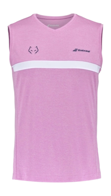 Tanktop Babolat Herren Muscle Tank Juan Lebron Pink Heather