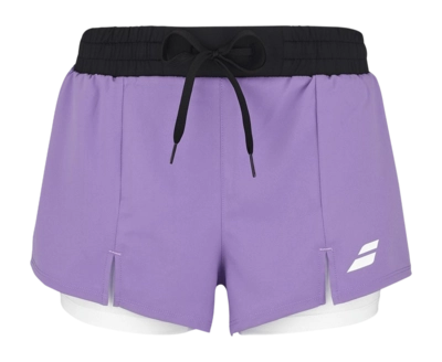 Tennisbroek Babolat Women Padel Short English Lavender